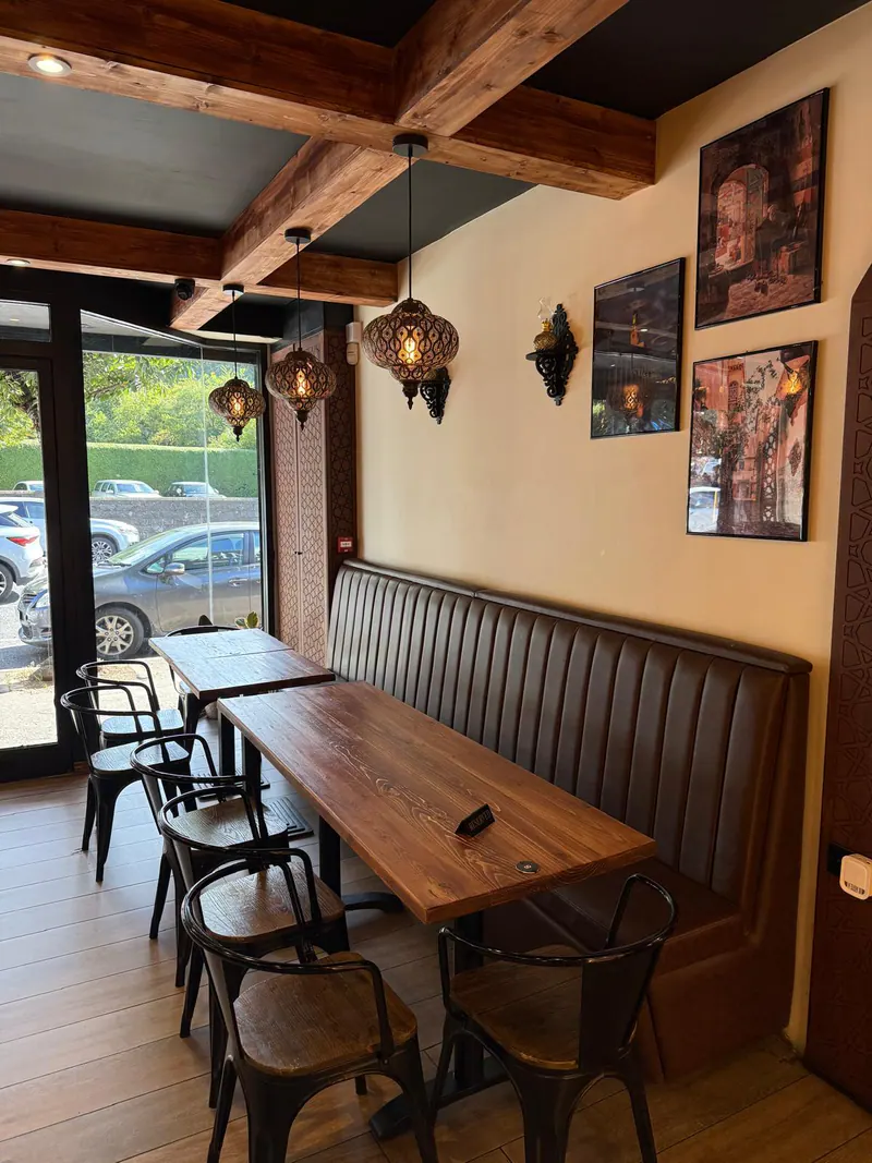 Tables by the window